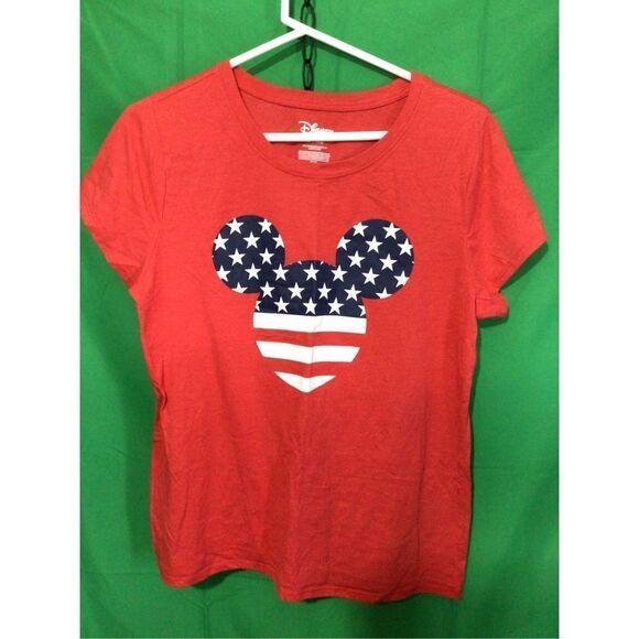 NWOT Disney Red Tee Women’s Large Crewneck - Picture 13 of 15